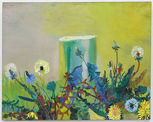Pusteblumen, 2018, Öl auf Leinwand, 65 x 83 cm