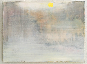 Winterlicht, 2014/2019, Acryl auf Leinwand, 29,5 x 39,5 cm